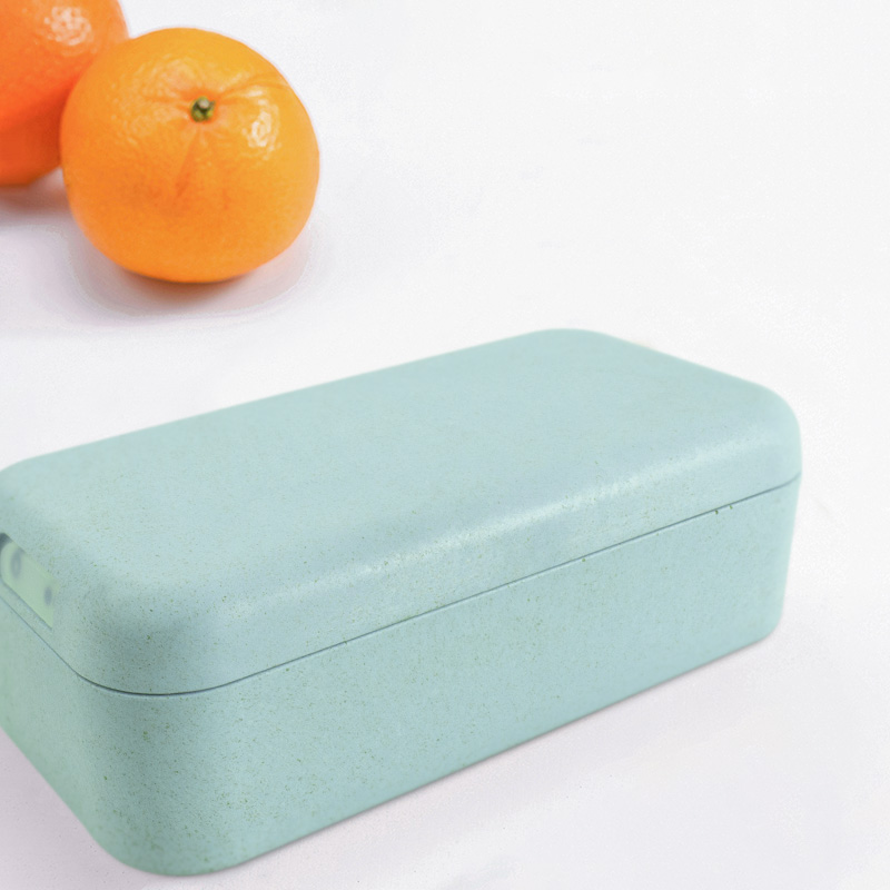 KHF021004-biodegradable Single layer straw lunch box4