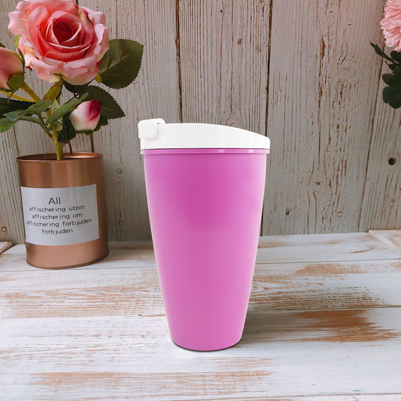 KHB04009-400 ml double PLA coffee cup with lid3