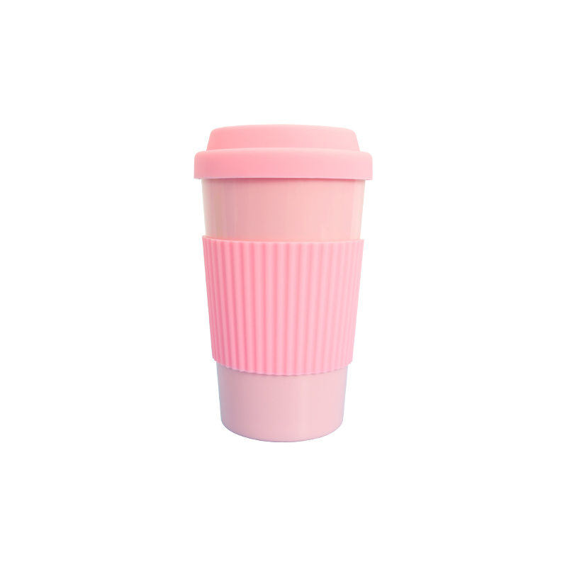 KHB04005-350 ml PLA silica gel cup with round mouth cover6