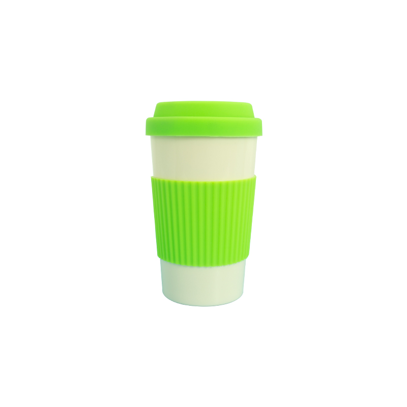 KHB04005-350 ml PLA silica gel cup with round mouth cover7