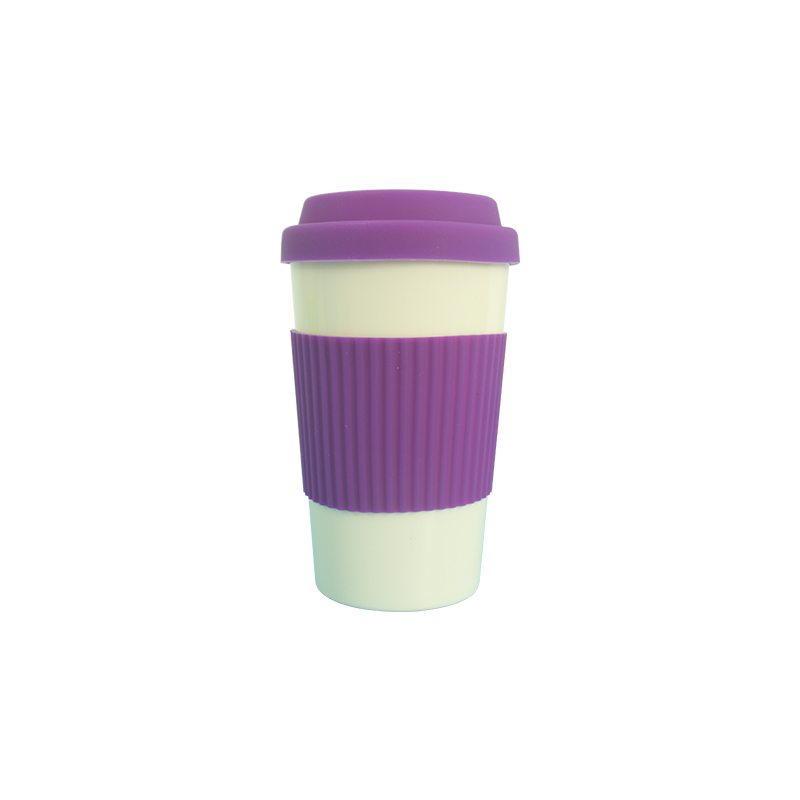 KHB04005-350 ml PLA silica gel cup with round mouth cover8