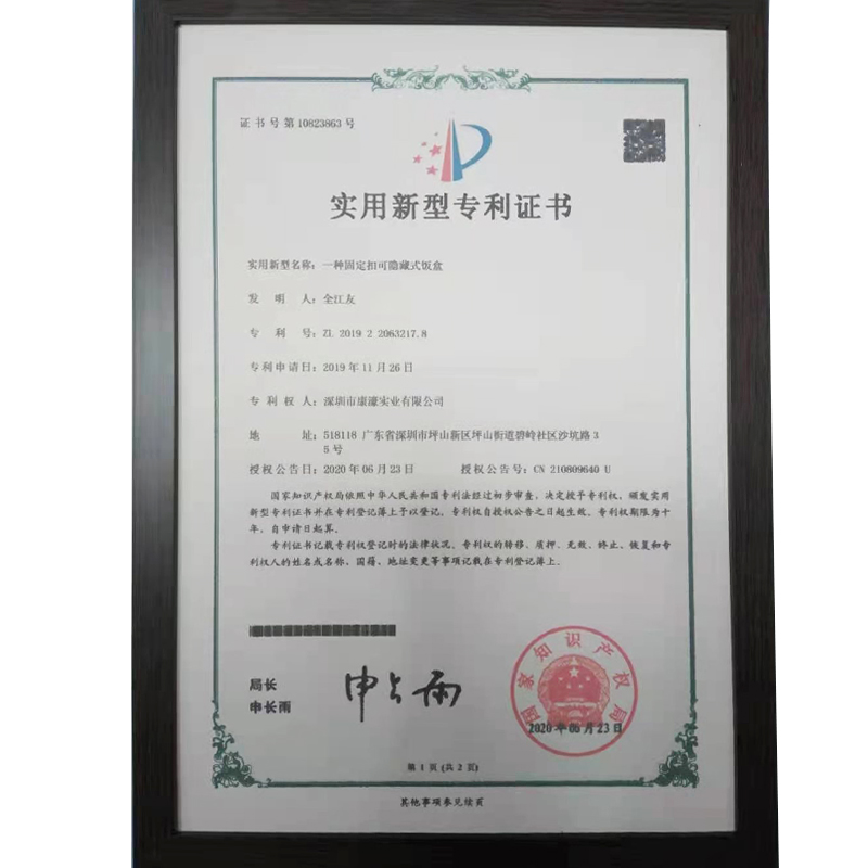 hidden buckle lunch box