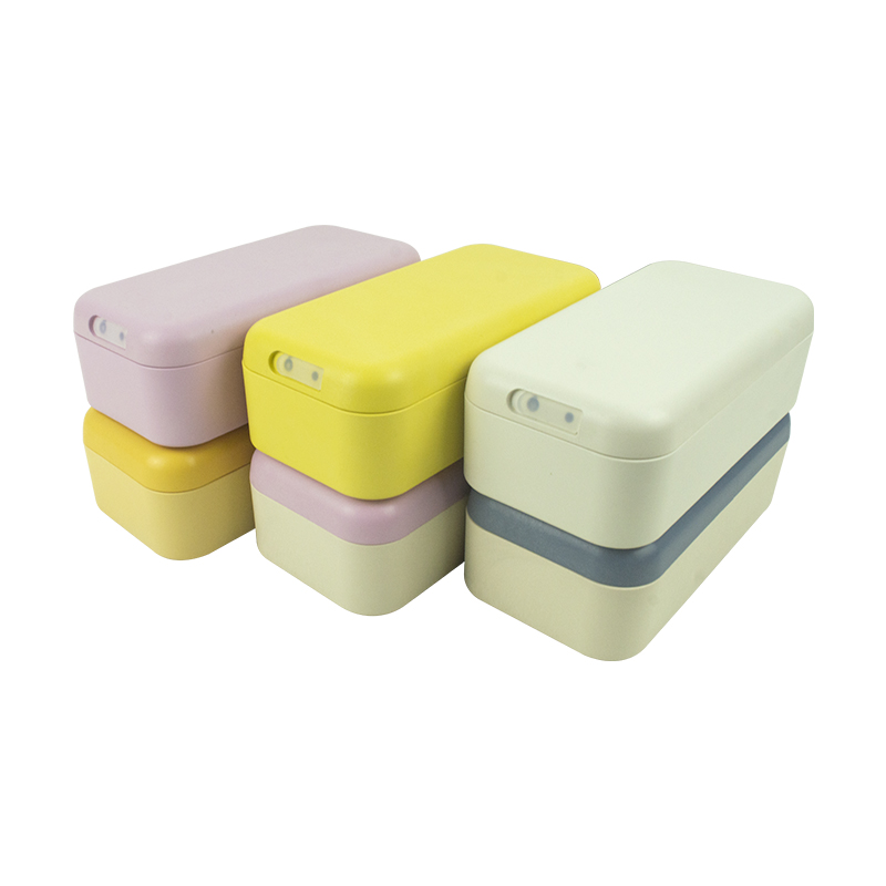 KHF031002-C Eco-friendly biodegradable bamboo fiber bento lunchbox