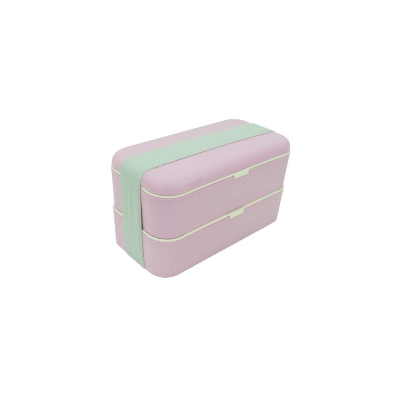 KHF031002-gamma Eco-friendly reclyable,degradable Bamboo fiber bento box 