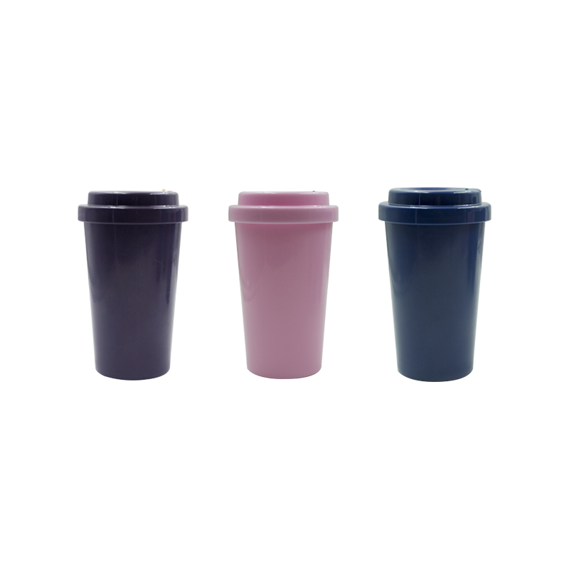 KHB01008-PP plastic sealed coffee cup with lid