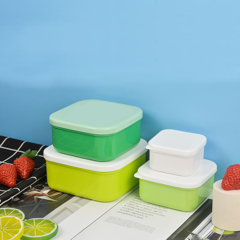 KHF011004-PP square children's lunch box set of four