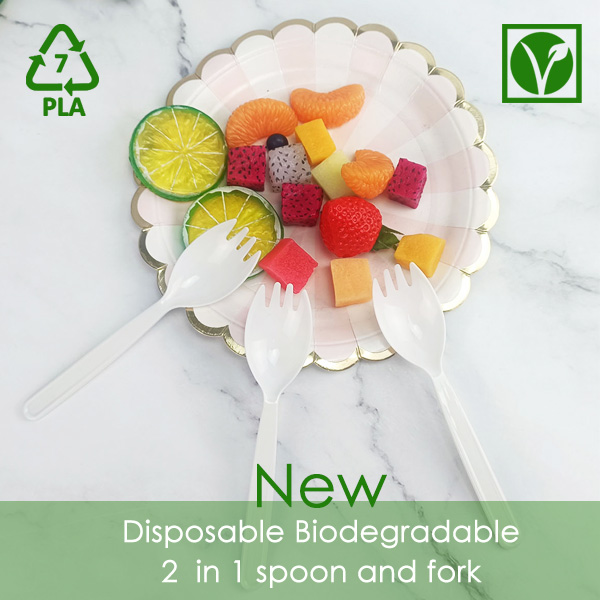 New fork and spoon in PLA biodegradable material
