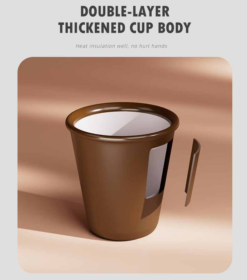 New 4 Oz Moca and Espresso double layers coffee cup