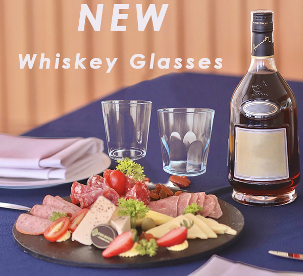 New acrylic whiskey beverage 300ml glasses
