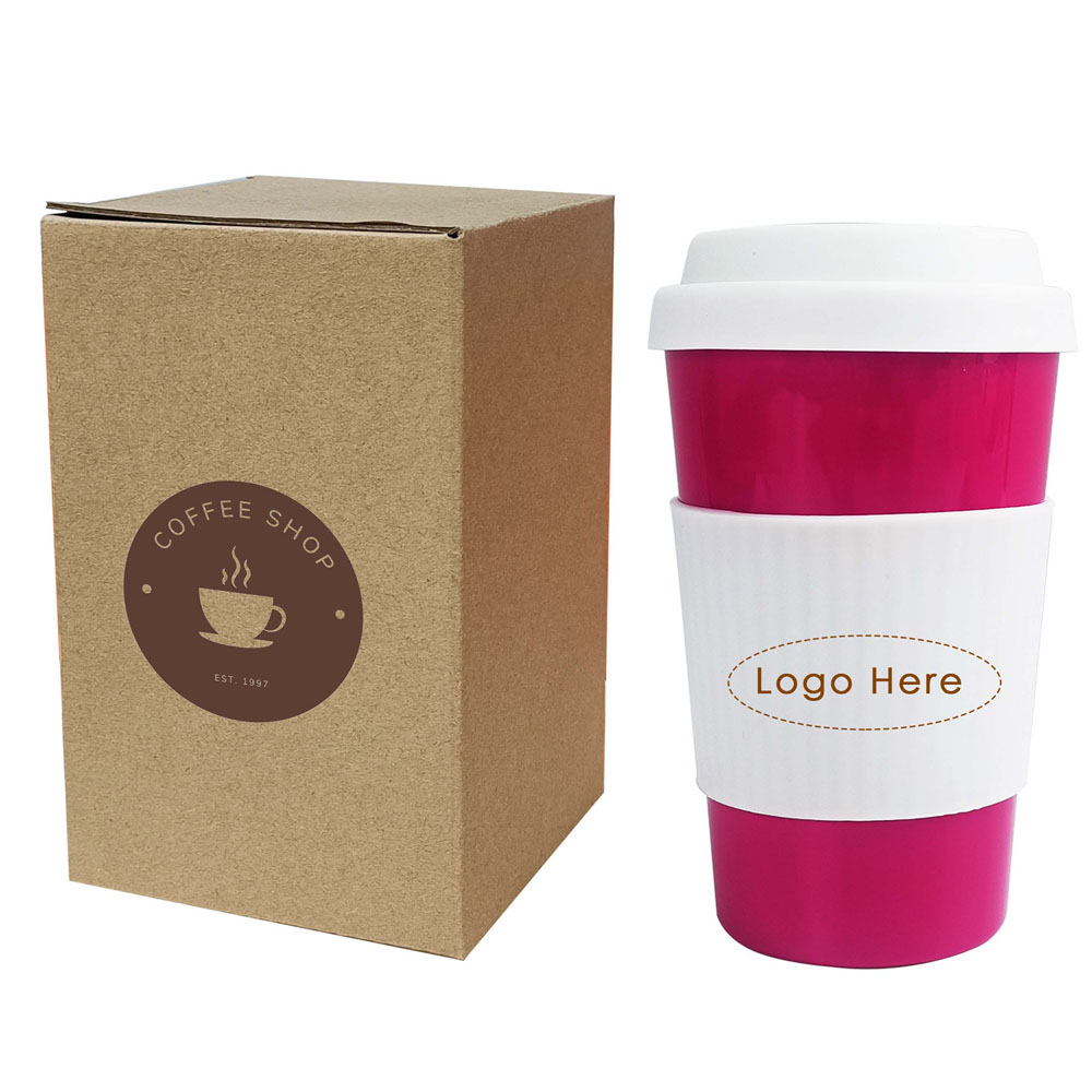 KHB04005-350 ml PLA silica gel cup with round mouth cover