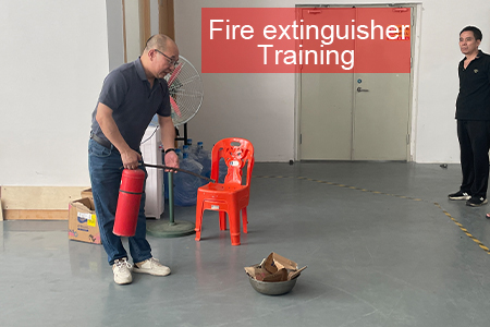 Fire equipment traning KangHao in summer 2024