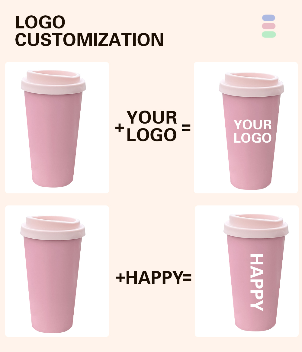 large capacity 600ml reusable bamboo fiber cups with silicone lid4