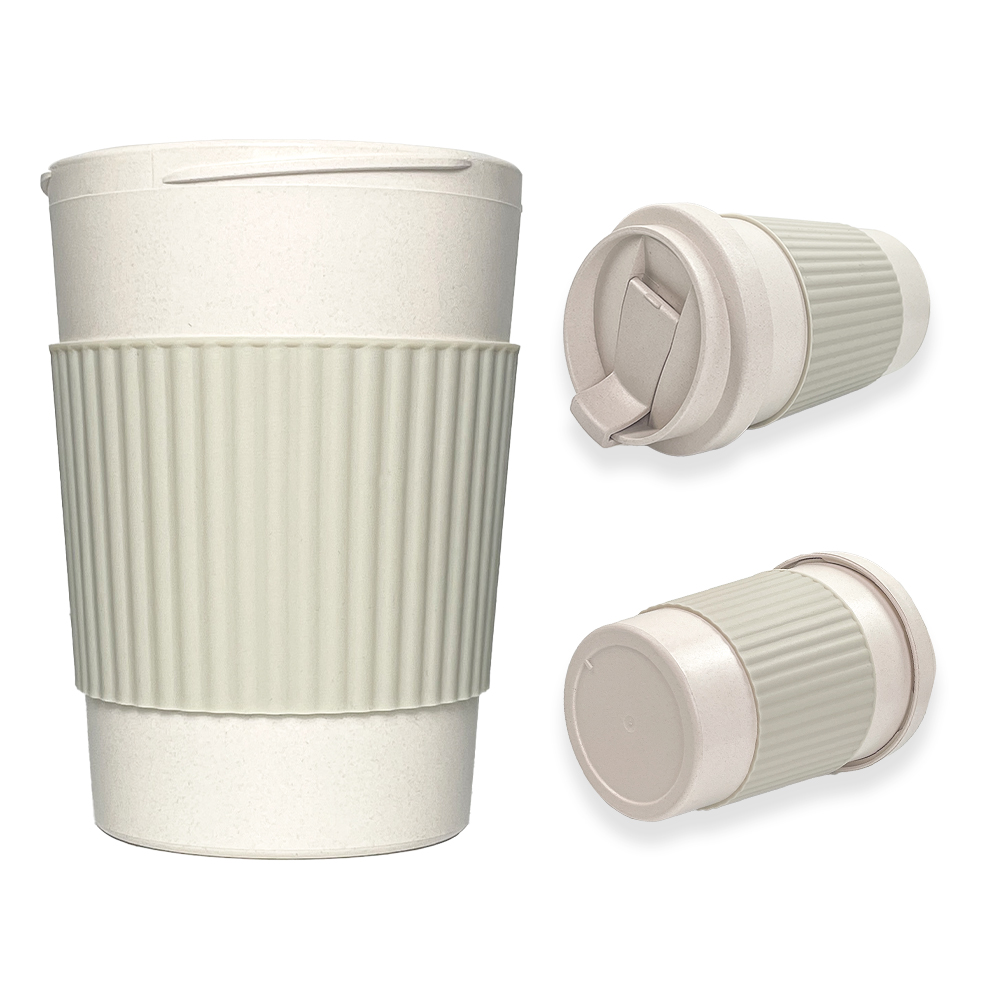 350 ml patent buckle style bamboo fiber cup