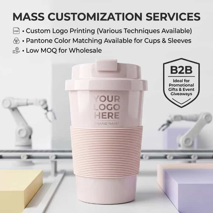 Custom PLA Coffee Cups for Hot & Cold Drinks: Sustainable, FDA/LFGB-Approved, Built for Your Brand