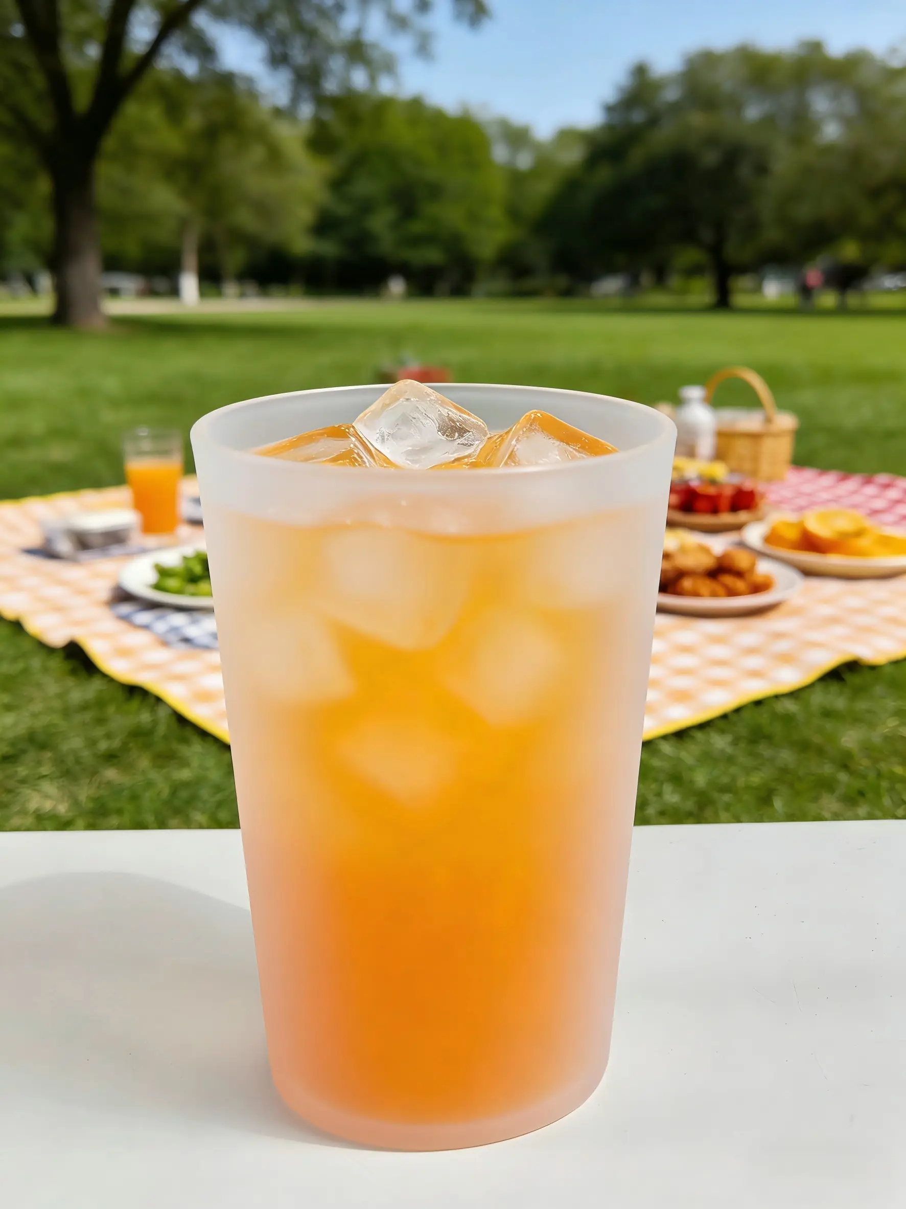 280ML frosted plastic drinking cup