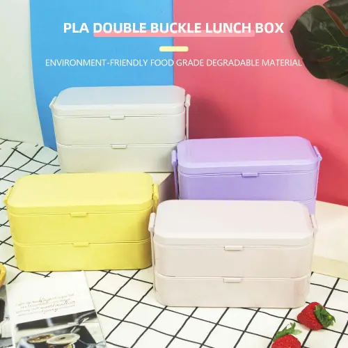 PLA Compostable Meal Prep Bento Box
