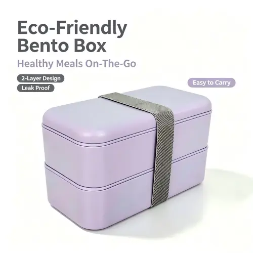 Custom PLA Biodegradable Bento Lunch Box