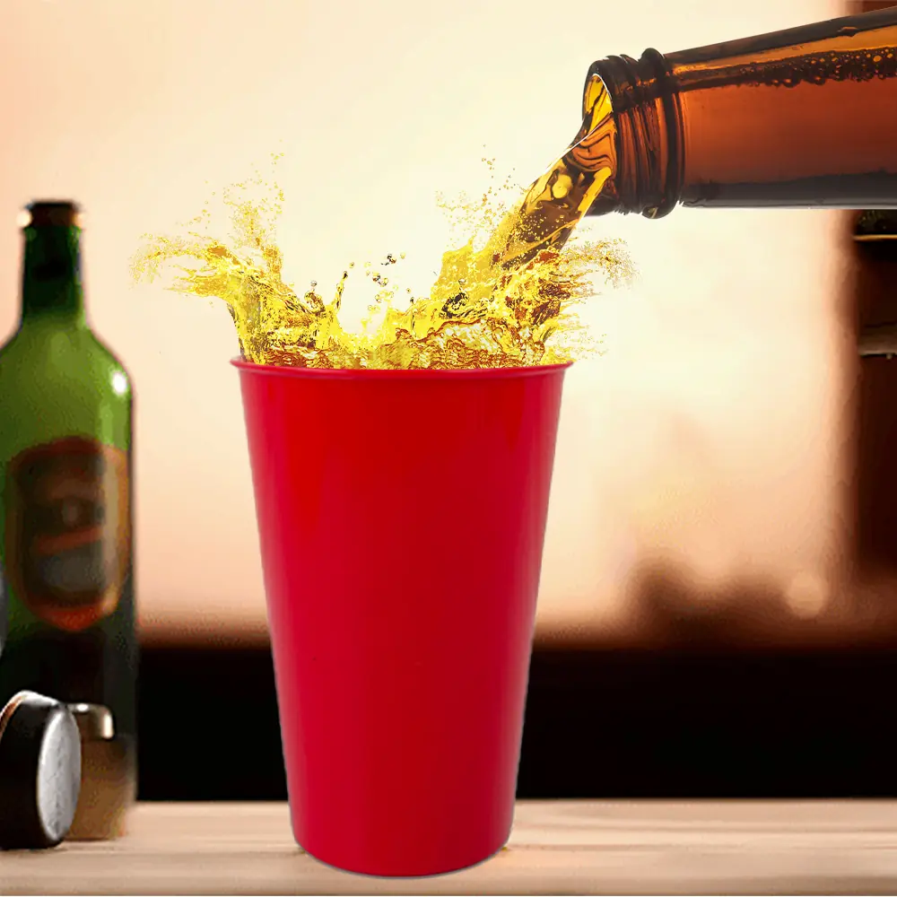16OZ /500ml reusable plastic party stadium cup
